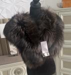 Saga Fox Fur Capelette Shawl Wrap