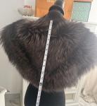 Saga Fox Fur Capelette Shawl Wrap