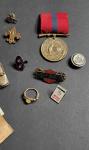 WWII Marine Navy Turkish Canada Pins & Buttons Lot