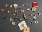WWII Marine Navy Turkish Canada Pins & Buttons Lot