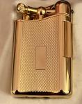 Rare Vintage Colibri FTR-37000 Gold Flint Lighter