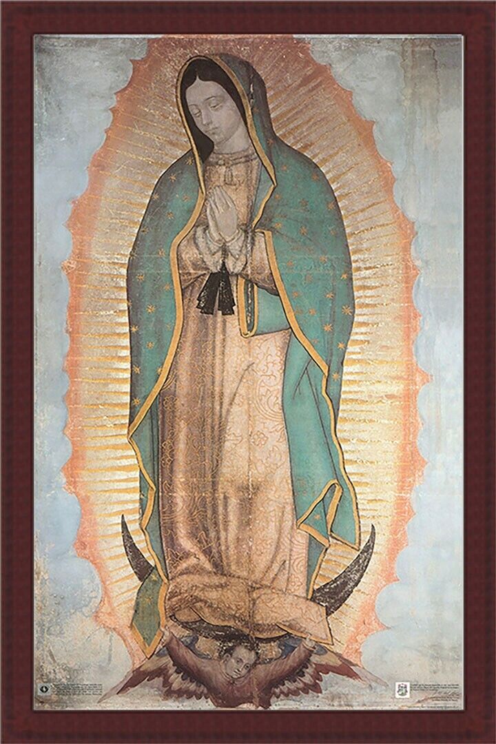 Religious Lady of Guadalupe Canvas Art - 24"x36