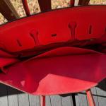 Orange Hermes Birkin 35 Handbag with Gold Hardware