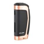 Colibri E3 Triple Jet Flame Lighter - Black/Rose Gold
