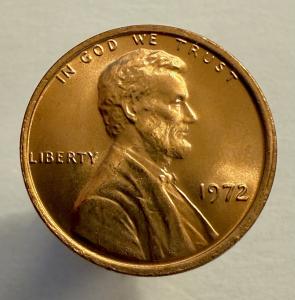 1972 Lincoln Memorial Cent DDO Doubled Die