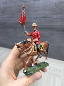 Royal Canadian Mounted Police Standard Bearer Figurine