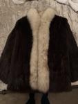 Women's Small Mink Brown Fur Coat