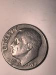 1974 No Mint Mark Dime Edge Error