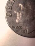 1974 No Mint Mark Dime Edge Error
