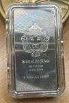 Scottsdale .999 Fine Silver 10 oz Bar Displayed