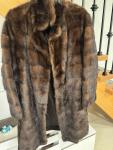 Brown Vintage Saga Mink Coat Size L-XL