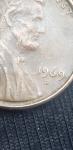 1969-D Lincoln Cent with Visible Doubling Error