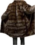 Brown Vintage Saga Mink Coat Size L-XL