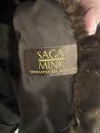 Brown Vintage Saga Mink Coat Size L-XL