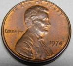 1974 Lincoln Memorial Penny - No Mint Mark