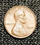 1974 Lincoln Penny No Mint Mark Die Error