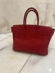 Hermes Birkin 30 Red Epsom with Palladium Hardware