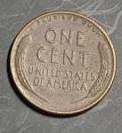 1955 D Error Wheat Penny with "L" in Liberty