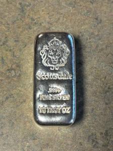 Scottsdale 10 oz Silver Bar Collectible