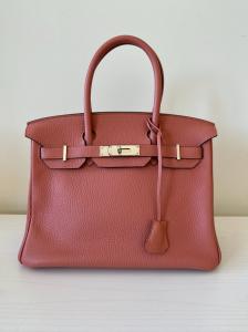 Hermes Birkin 30 Handbag - Rose Tea Pink