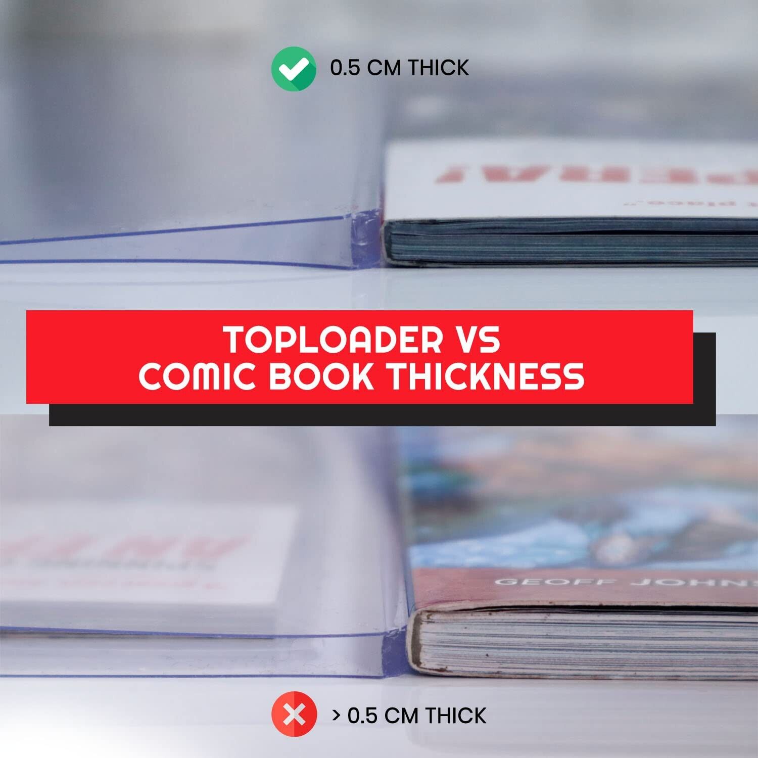 Current, Regular, Silver Age Comics Toploader - 0.5mm