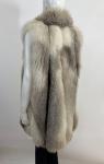 XL Fluffy Arctic Fox Fur Vest Coat