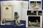 Apollo 11 Liftoff Certificate and Press Pass Set