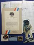 Apollo 11 Liftoff Certificate and Press Pass Set