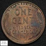 1955 Lincoln Wheat Doubled Die Copper Cent