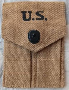 WW2 US Army Colt .45 Double Ammo Pouch