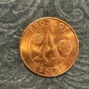 Vintage Apollo 11 Commemorative Coin 1969