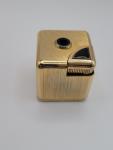 Gold Tone Colibri Vintage Cubed Lighter - Japan
