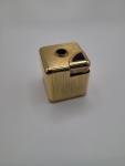Gold Tone Colibri Vintage Cubed Lighter - Japan