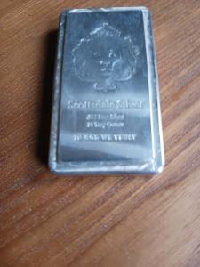 Scottsdale Mint 10 oz Silver Stacker Bar