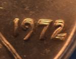 1972 Doubled Die Lincoln Memorial Cent MS 65