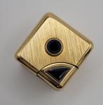 Gold Tone Colibri Vintage Cubed Lighter - Japan