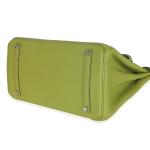 Hermès Vert Anis Togo Birkin 35 Bag