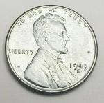 1943 S Lincoln Steel Wheat Penny - Great Condition