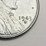 1943 S Lincoln Steel Wheat Penny - Great Condition