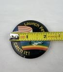 NASA Space Shuttle Vintage Pin Back Button