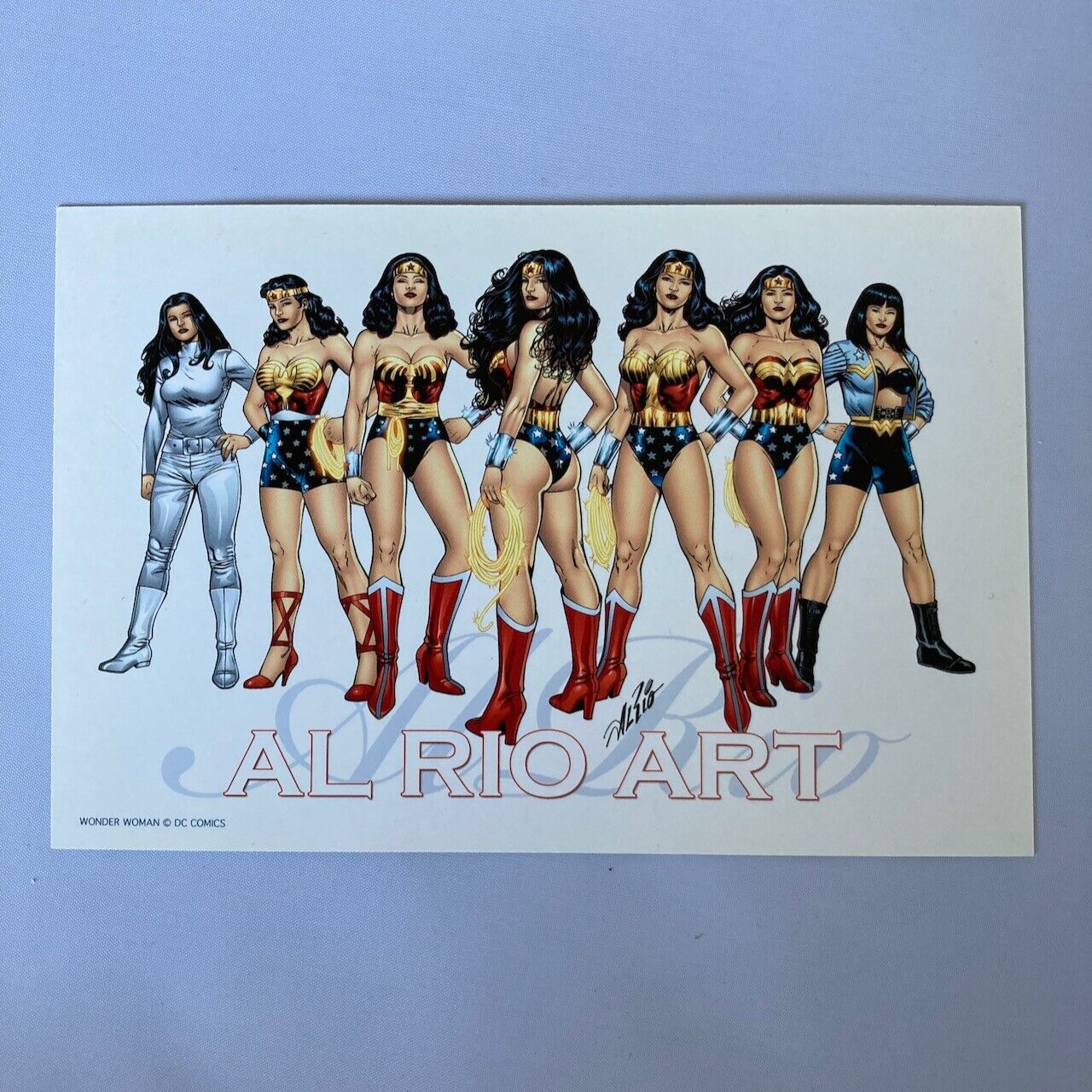 AL RIO Art Postcards: Choose Pinup Sexy!