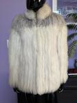Saga Fox Blue Shadow Fox Fur Coat - Women’s
