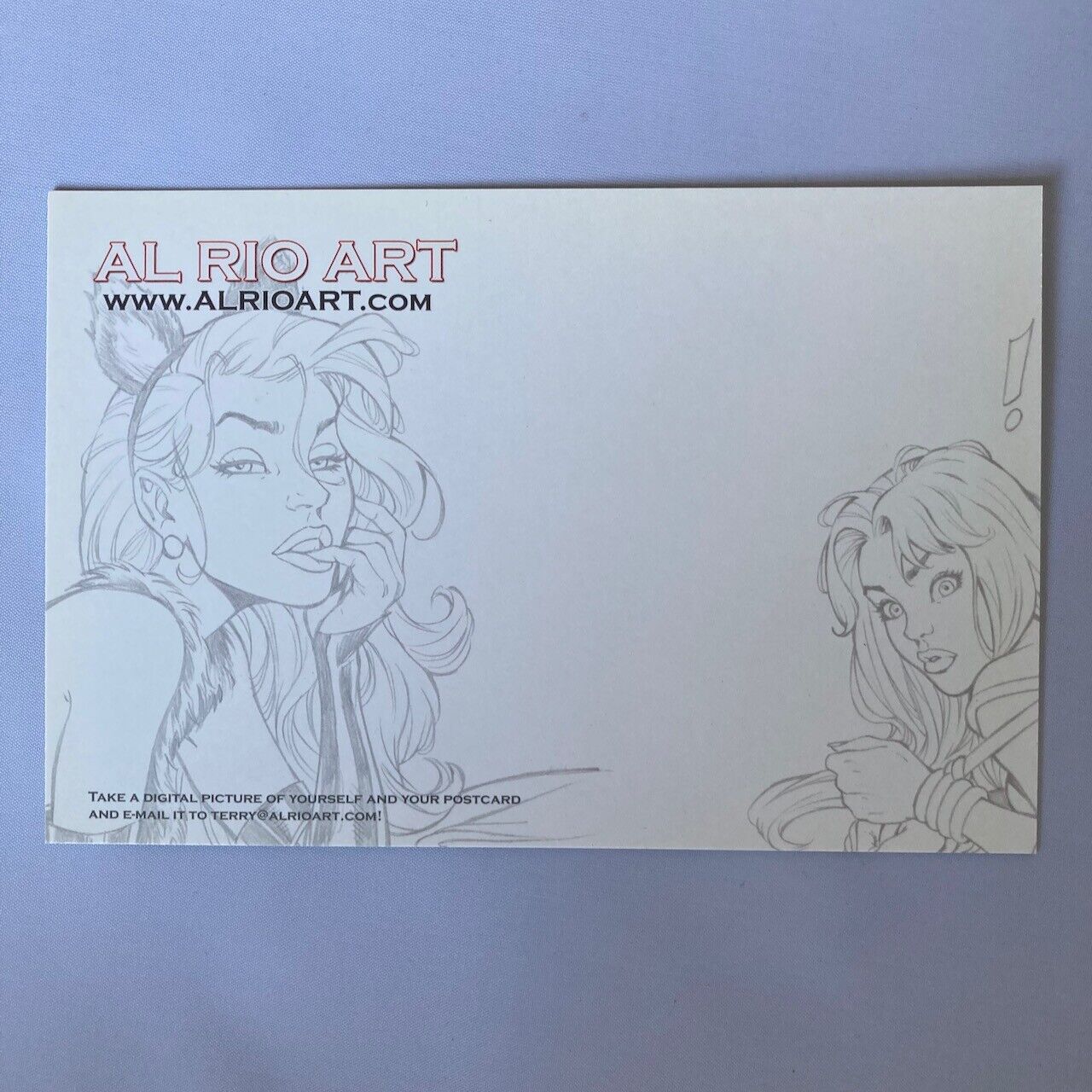 AL RIO Art Postcards: Choose Pinup Sexy!