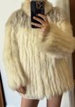 Saga Fox Blue Shadow Fox Fur Coat - Women’s