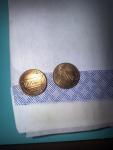 Two 1974 No Mint Mark Lincoln Pennies DDO