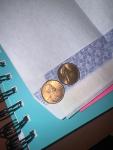 Two 1974 No Mint Mark Lincoln Pennies DDO