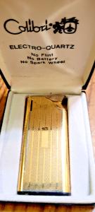 Colibri Electro Quartz Vintage Cigarette Lighter Set