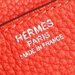 Authentic Hermès Red Togo Birkin Retourne 30 Handbag
