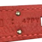 Authentic Hermès Red Togo Birkin Retourne 30 Handbag