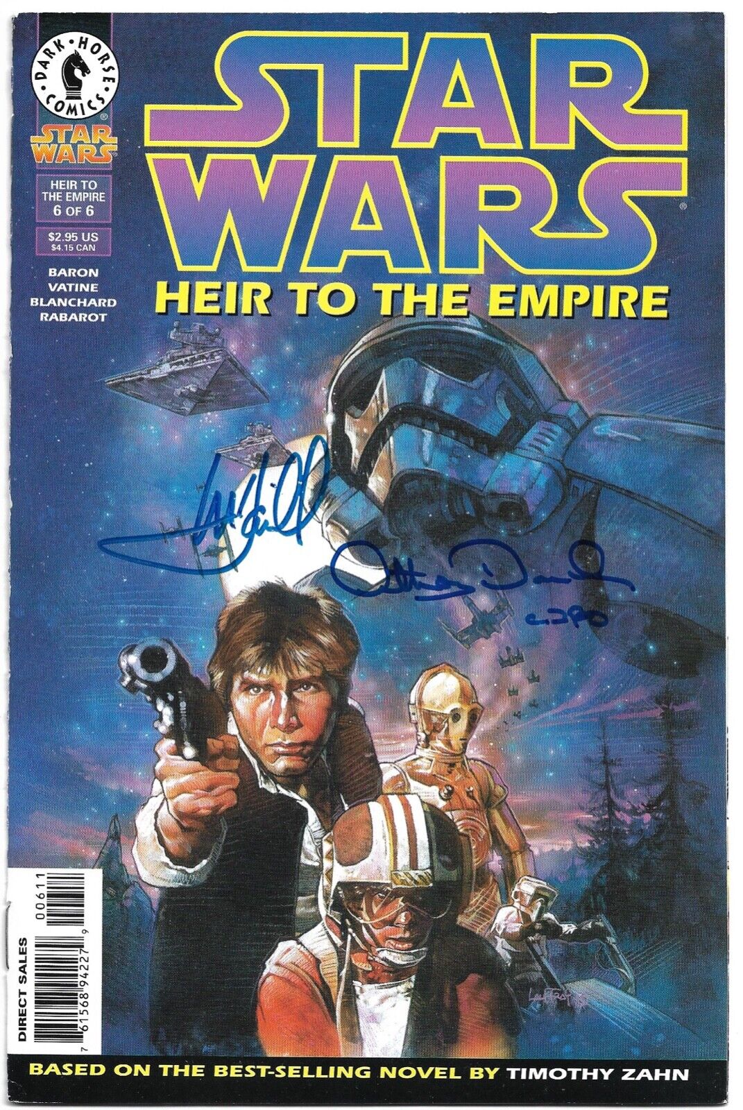 Signed Star Wars Comic #6 - Mark Hamill & Anthony Daniels